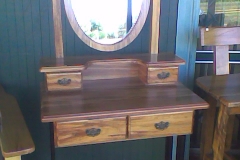 Dressing table and stool