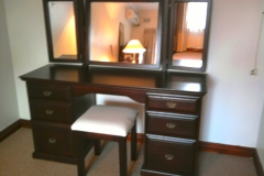 Dressing table and stool