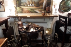 fire place , surround , and display